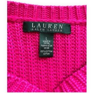Lauren Ralph Lauren Sz L Sweater